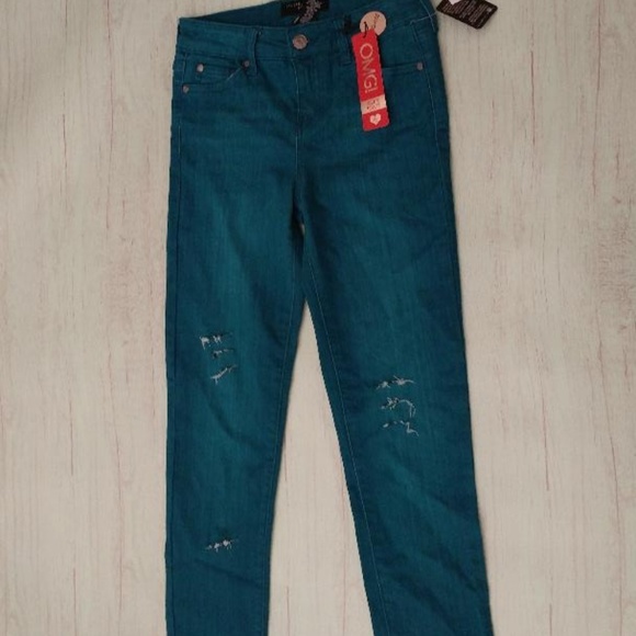 Celebrity Pink Girls Skinny Jeans Size 12 NWT - Picture 2 of 8